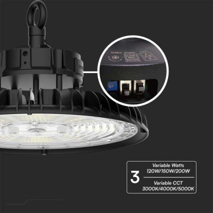 Lampada Industriale LED High Bay LED/200W/230V 3000K/4000K/6000K IP65