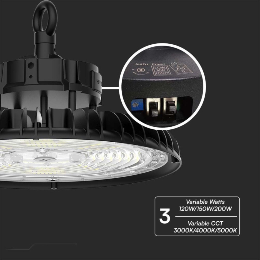 Lampada Industriale LED High Bay LED/200W/230V 3000K/4000K/6000K IP65