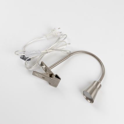 Lampada LED con clip LED/3,2W/230V cromo opaco