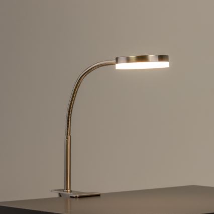Lampada LED con clip LED/3,2W/230V cromo opaco