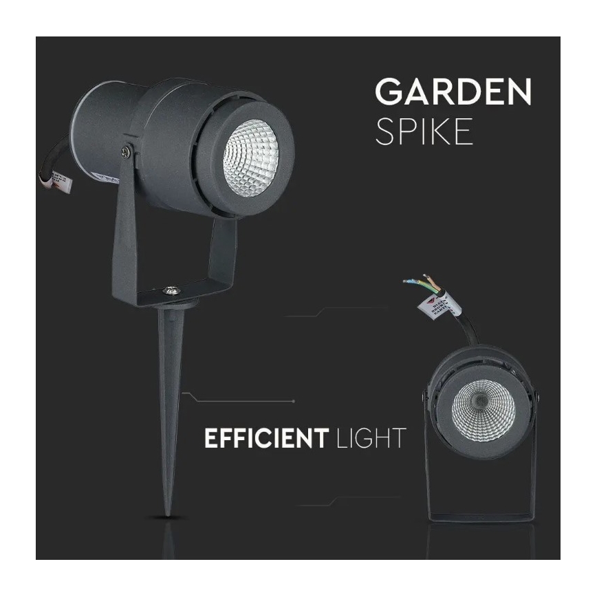 Lampada LED da esterno LED/12W/230V 4000K antracite IP65