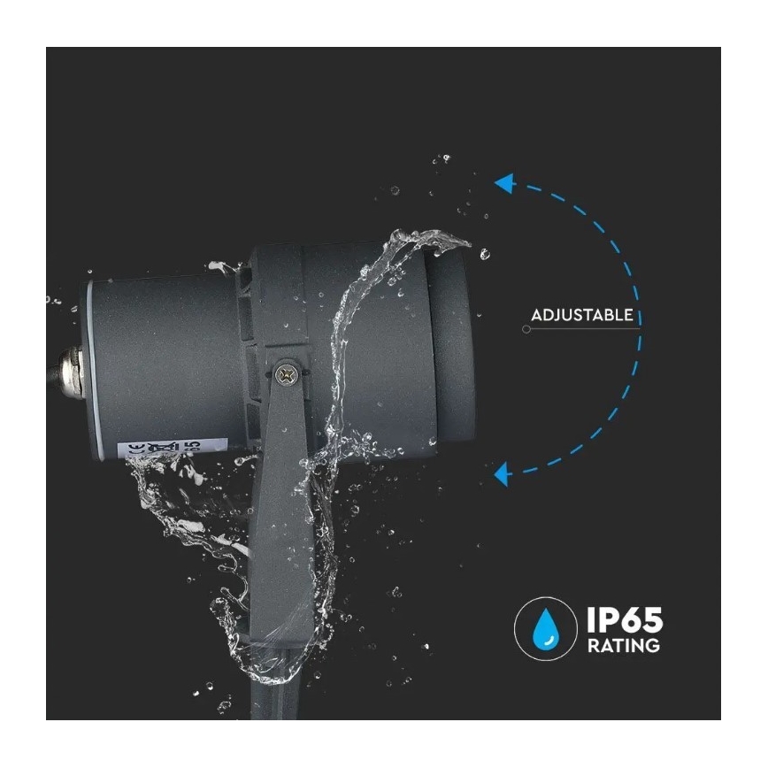 Lampada LED da esterno LED/12W/230V 4000K antracite IP65