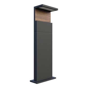 Lampada LED da esterno NATURA LED/12W/230V 4000K 60 cm IP65 marrone/antracite