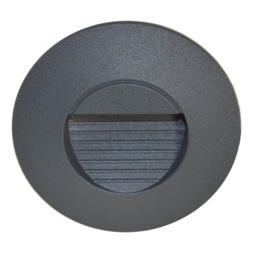 Lampada LED da esterno per scale UGRA LED/2W/230V 4000K IP54 antracite