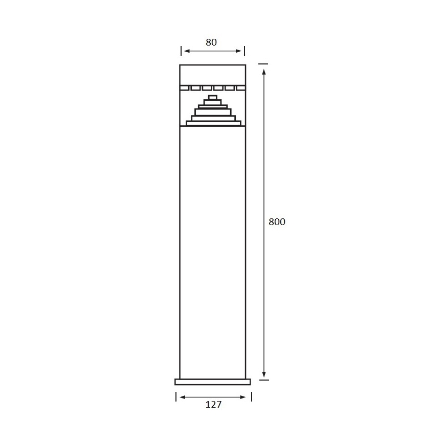 Greenlux - Lampada da esterno LED 1xLED/6W/230V IP44