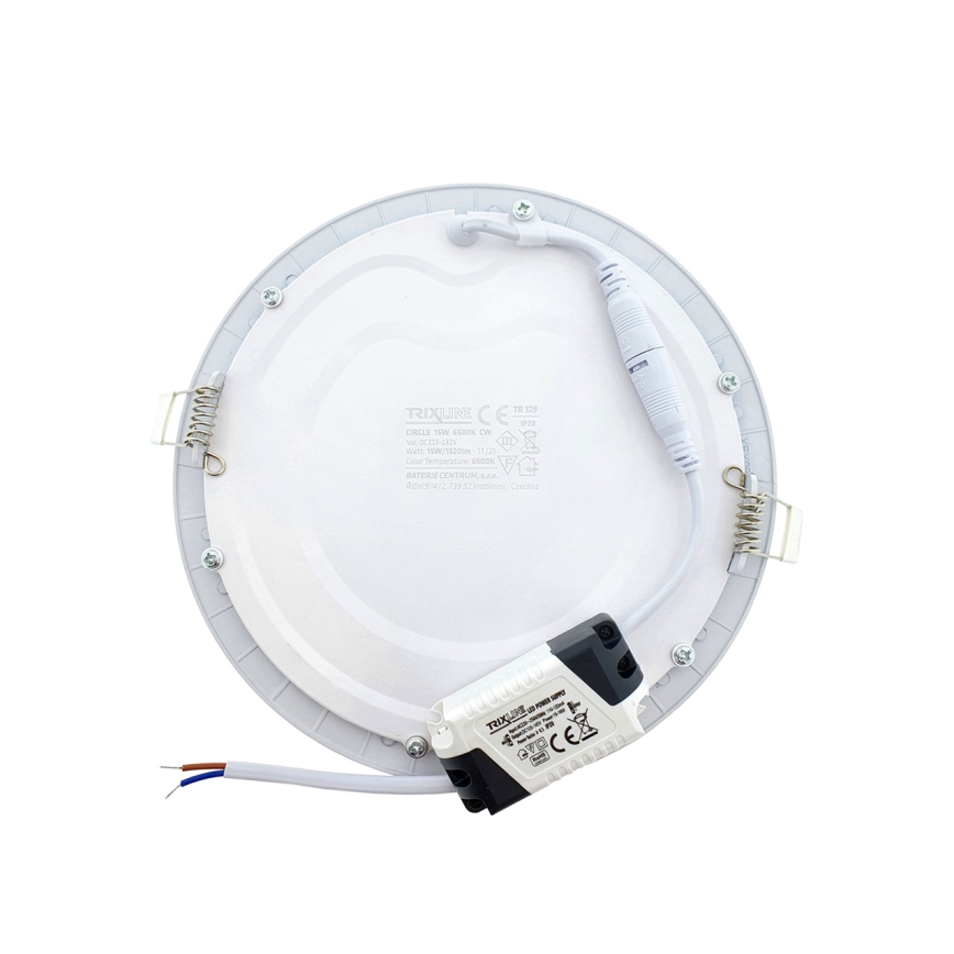 Lampada LED da incasso CIRCLE LED/15W/230V 6500K diametro 18,8 cm bianco