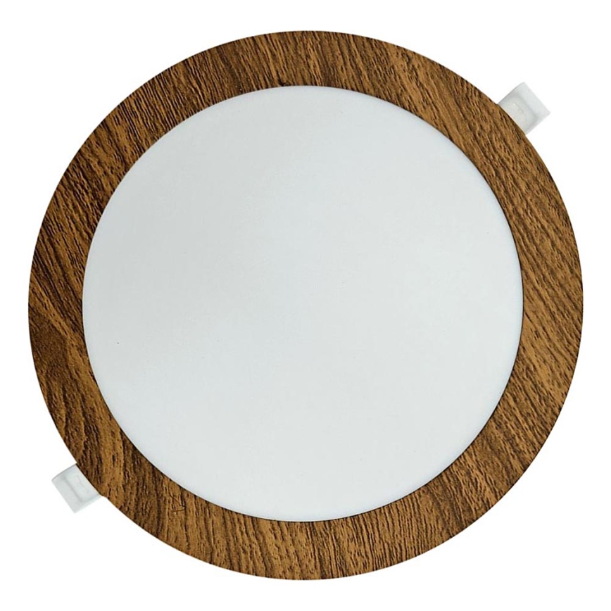 Lampada LED da incasso CIRCLE LED/18W/230V 4200K diametro 22 cm marrone