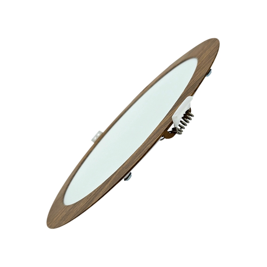 Lampada LED da incasso CIRCLE LED/18W/230V 4200K diametro 22 cm marrone