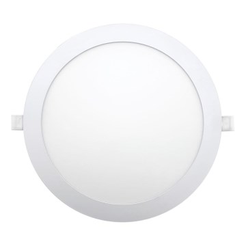 Lampada LED da incasso CIRCLE LED/24W/230V 6500K diametro 30 cm bianco