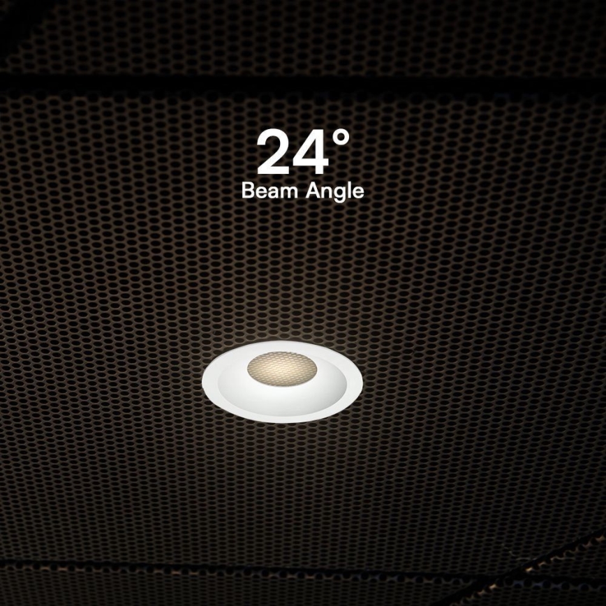 Lampada LED da incasso LED/12W/230V 3000/4000/6400K ø 8,6 cm bianco