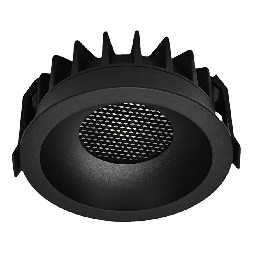 Lampada LED da incasso LED/12W/230V 3000/4000/6400K ø 8,6 cm nero
