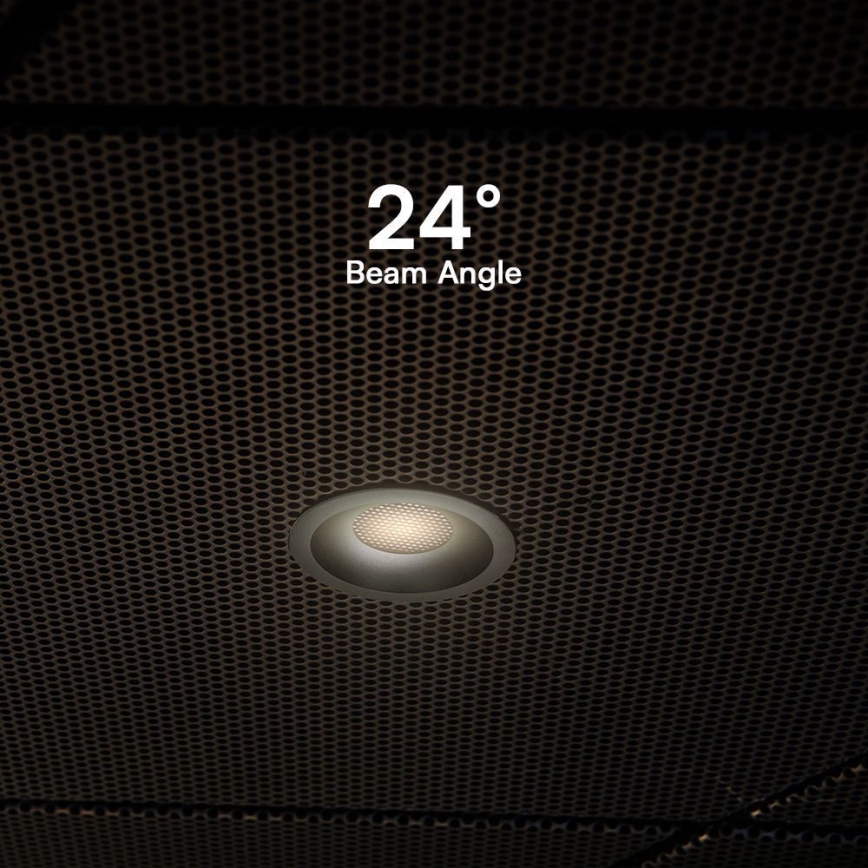 Lampada LED da incasso LED/12W/230V 3000/4000/6400K ø 8,6 cm nero