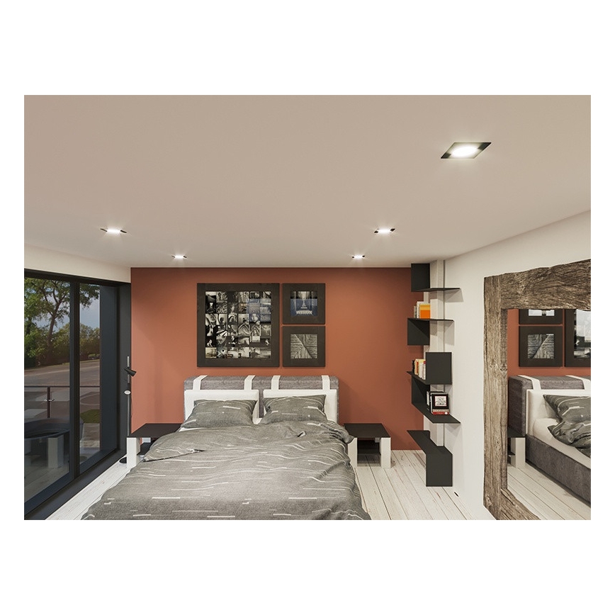 Lampada LED da incasso LED/6W/230V 4000K 8,5x8,5 cm bianco