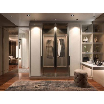 Lampada LED da incasso per bagni BONO LED/5W/230V 3000K IP65 nero