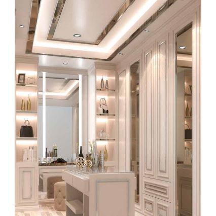 Lampada LED da incasso per bagni BONO LED/8W/230V 3000K IP65 cromo lucido