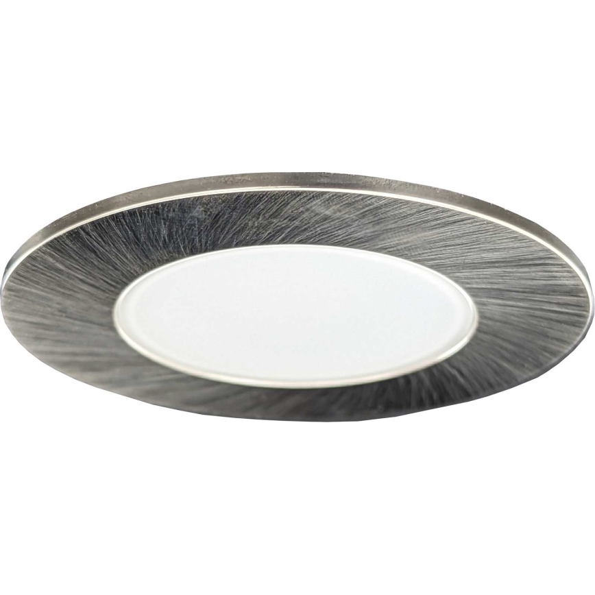 Lampada LED da incasso per bagni BONO LED/8W/230V 3000K IP65 cromo lucido