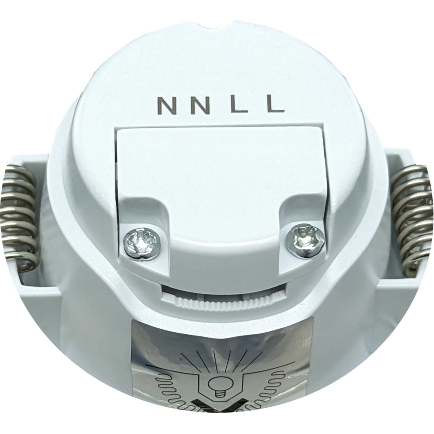 Lampada LED da incasso per bagni BONO LED/5W/230V 3000K IP65 bianco