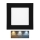 Lampada LED da incasso per bagni RAFA LED/6W/230V 3000/4000/6000K 12x12 cm IP44 nero