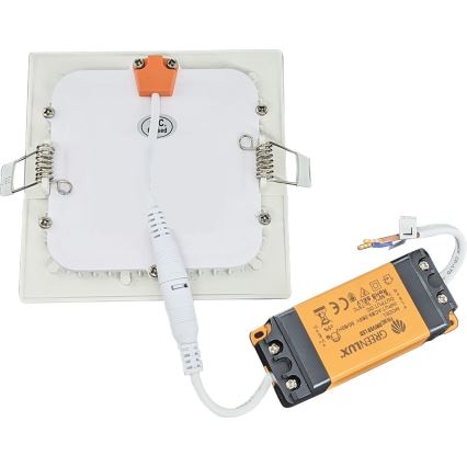 Lampada LED da incasso per bagni VEGA LED/12W/230V 2800K 16,8 cm IP44 neve bianco
