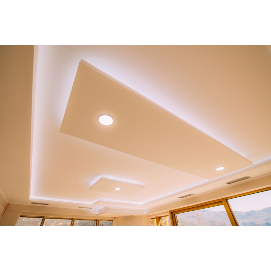 Lampada LED da incasso per bagni VEGA LED/18W/230V 2800K diametro 22,5 cm IP44 neve bianco