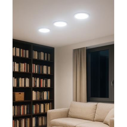 Lampada LED da incasso QTEC LED/12W/230V 6500K diametro 16,7 cm