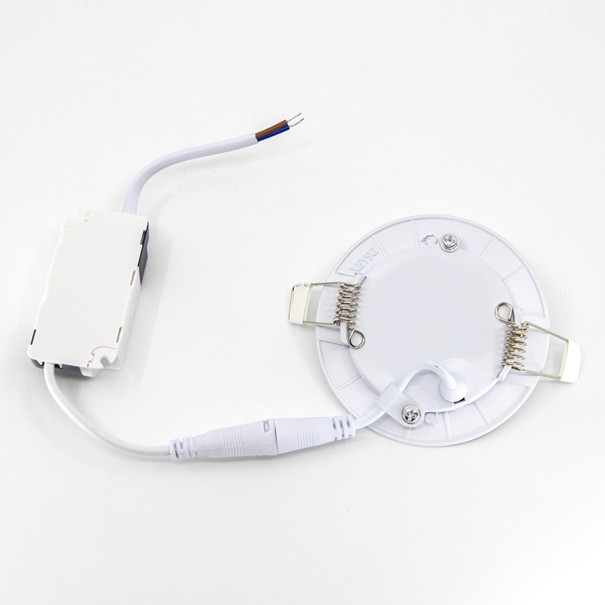 Lampada LED da incasso QTEC LED/3W/230V 2700K diametro 8,3 cm