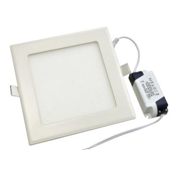 Lampada LED da incasso RIKI-V LED/12W/230V 175x175 mm IP40