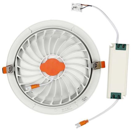 Lampada LED da incasso SAMSUNG CHIP LED/20W/230V 3000K