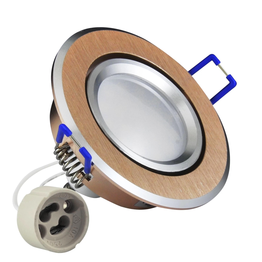 Lampada LED da incasso SOLE OLAL 1xGU10/3,5W/230V 3000K diametro 8,4 cm oro