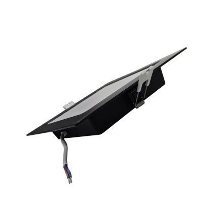 Lampada LED da incasso SQUARE LED/12W/230V 4000K 17x17 cm nero