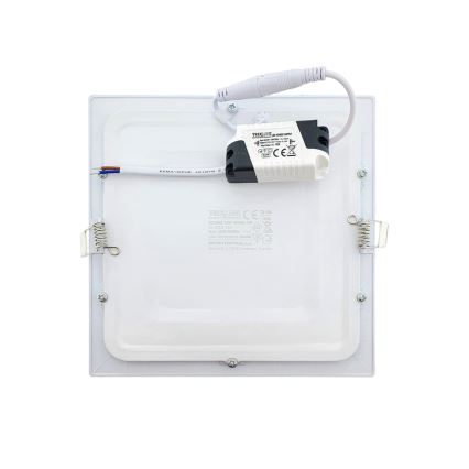 Lampada LED da incasso SQUARE LED/15W/230V 6500K 18,8x18,8 cm bianco