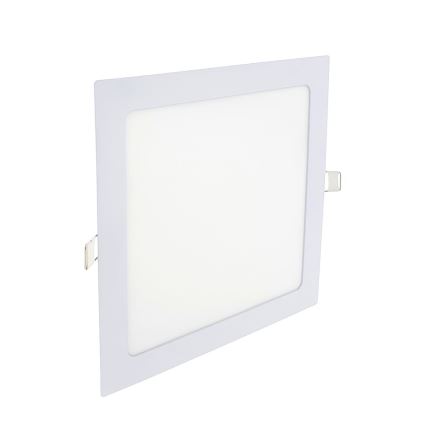 Lampada LED da incasso SQUARE LED/18W/230V 6500K 22x22 cm bianco