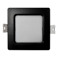 Lampada LED da incasso SQUARE LED/3W/230V 4000K 9x9 cm nero