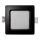 Lampada LED da incasso SQUARE LED/3W/230V 4000K 9x9 cm nero