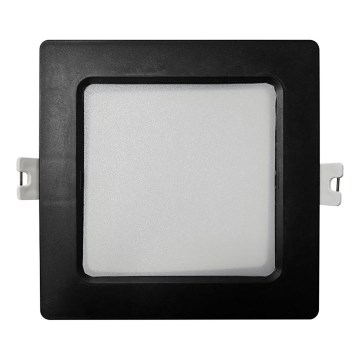 Lampada LED da incasso SQUARE LED/6W/230V 4000K 12x12 cm nero