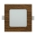 Lampada LED da incasso SQUARE LED/6W/230V 4200K 11,8x11,8 cm marrone