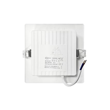 Lampada LED da incasso SQUARE LED/9W/230V 4000K 14,5x14,5 cm bianco