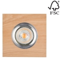 Lampada LED da incasso VITAR 1xGU10/5W/230V CRI 90 quercia – FSC certificato