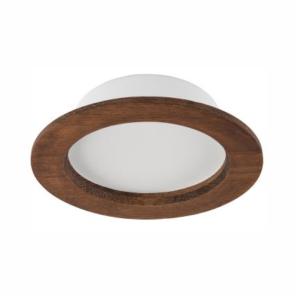 Lampada LED da incasso WOODY SPOT LED/12,5W/230V 3000K ciliegio ø 16 cm