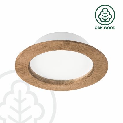 Lampada LED da incasso WOODY SPOT LED/12,5W/230V 3000K noce ø 16 cm