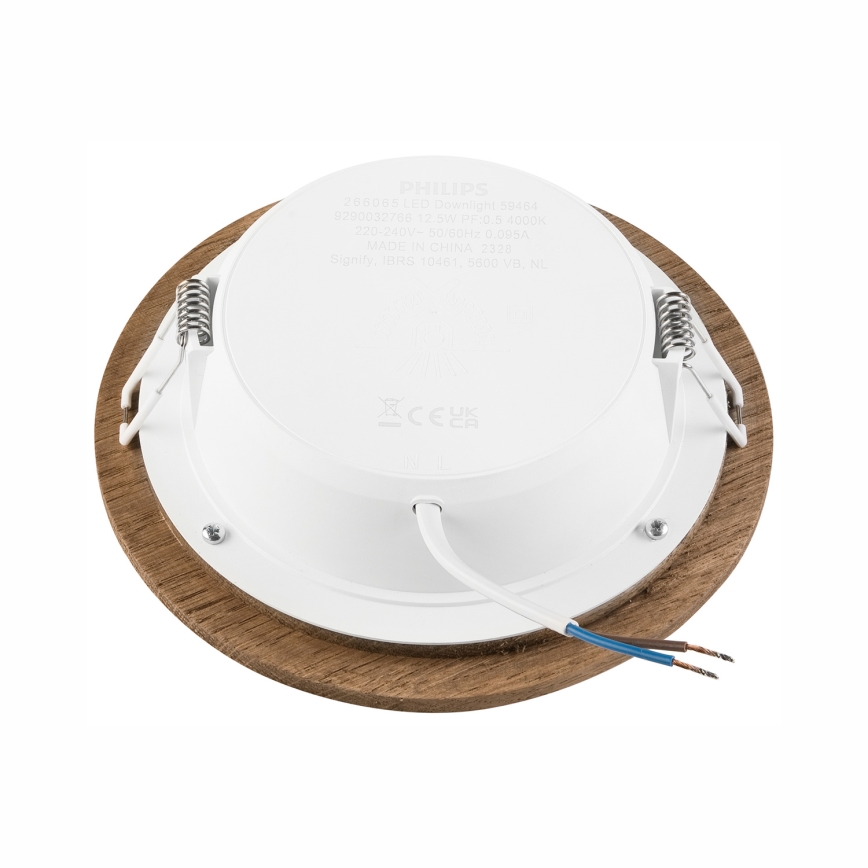 Lampada LED da incasso WOODY SPOT LED/12,5W/230V 3000K noce ø 16 cm