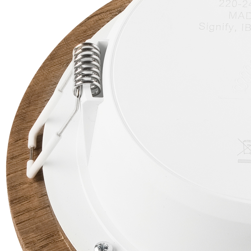 Lampada LED da incasso WOODY SPOT LED/12,5W/230V 3000K noce ø 16 cm
