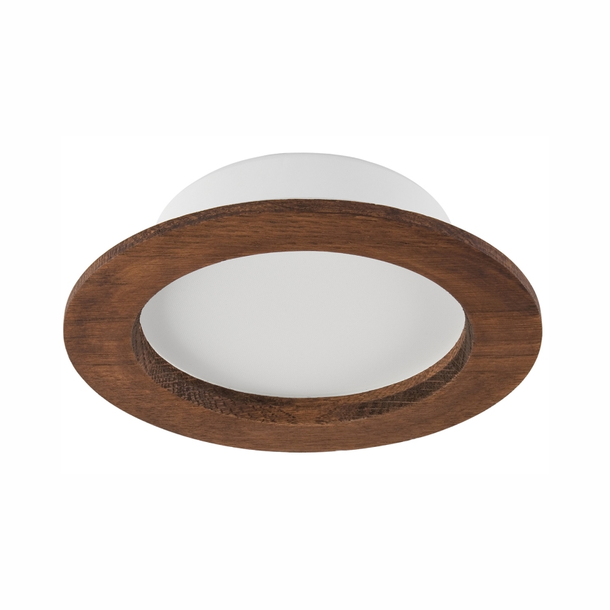 Lampada LED da incasso WOODY SPOT LED/12,5W/230V 4000K ciliegio ø 16 cm