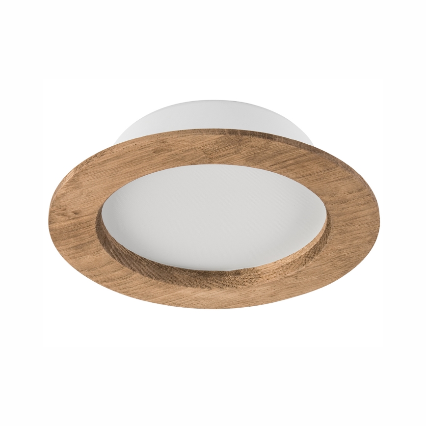 Lampada LED da incasso WOODY SPOT LED/12,5W/230V 4000K noce ø 16 cm