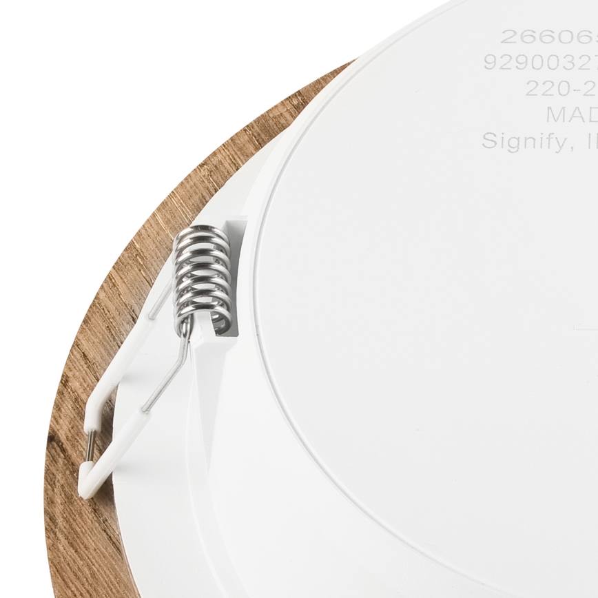 Lampada LED da incasso WOODY SPOT LED/16,5W/230V 4000K noce ø 18,5 cm