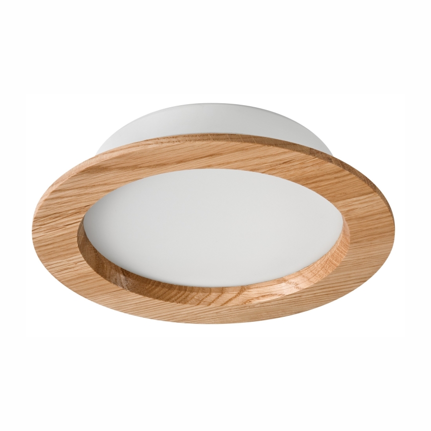 Lampada LED da incasso WOODY SPOT LED/16,5W/230V 4000K quercia ø 18,5 cm