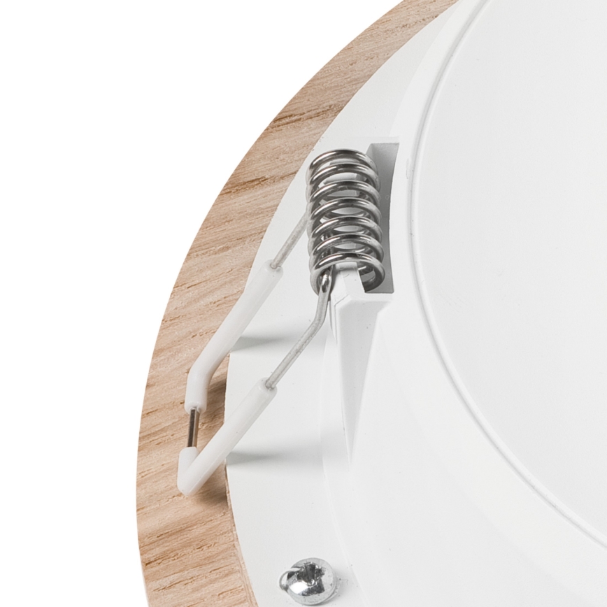 Lampada LED da incasso WOODY SPOT LED/16,5W/230V 4000K quercia ø 18,5 cm
