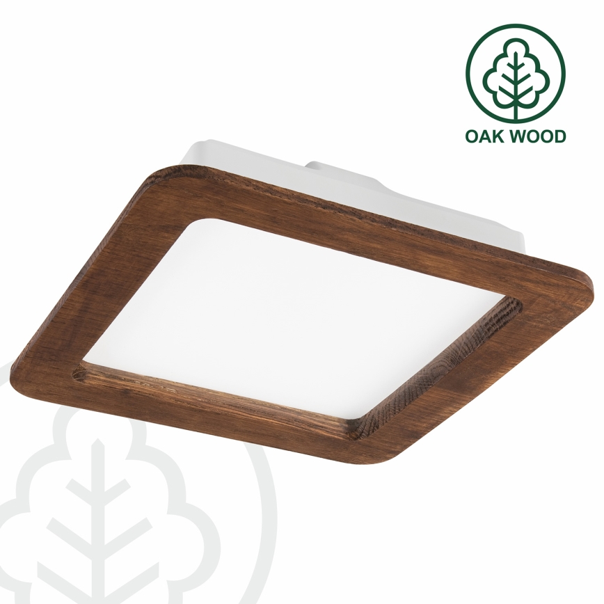 Lampada LED da incasso WOODY SPOT LED/17W/230V 3000K ciliegio 18,5x18,5 cm