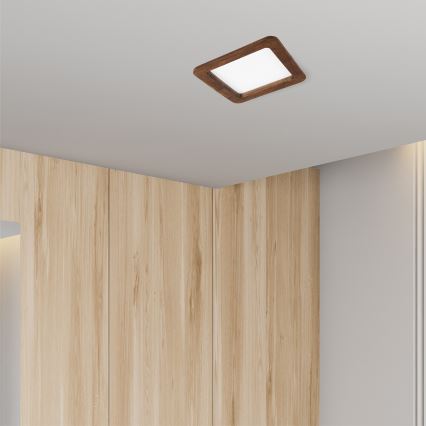 Lampada LED da incasso WOODY SPOT LED/17W/230V 3000K ciliegio 18,5x18,5 cm
