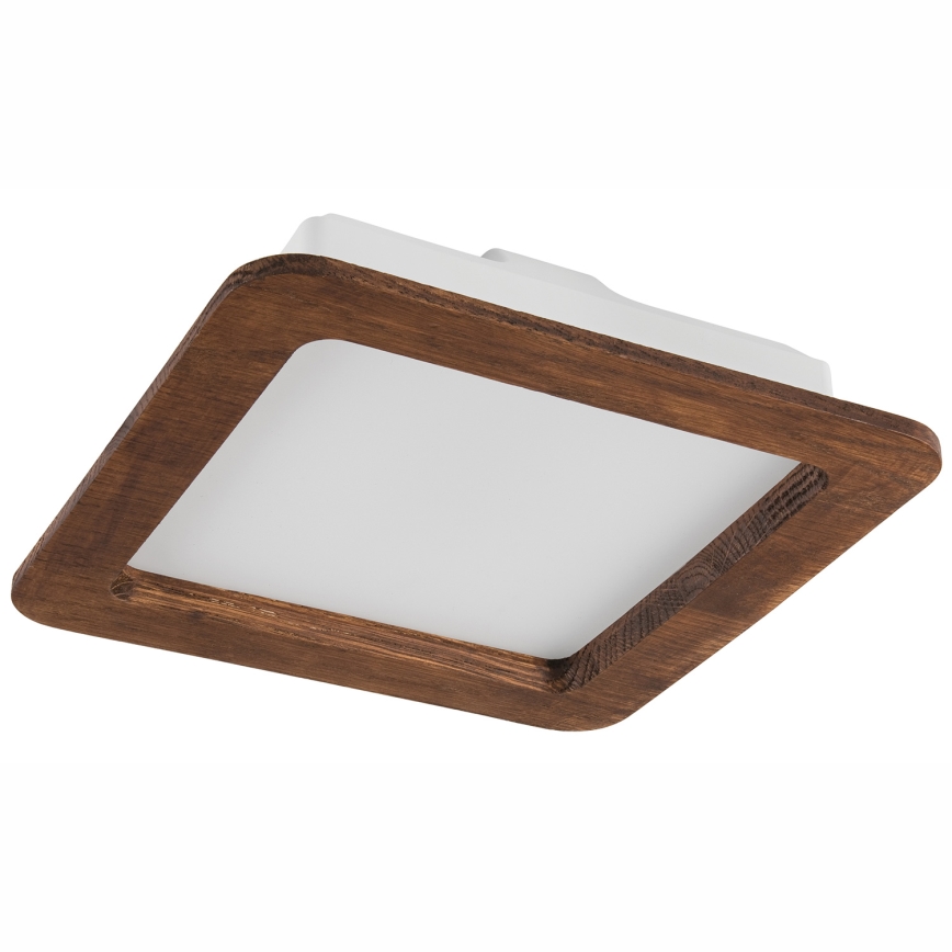 Lampada LED da incasso WOODY SPOT LED/17W/230V 3000K ciliegio 18,5x18,5 cm